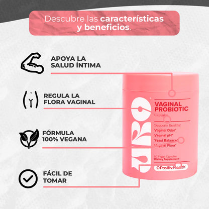 Probiótico vaginal URO- Original x EstiloUNO
